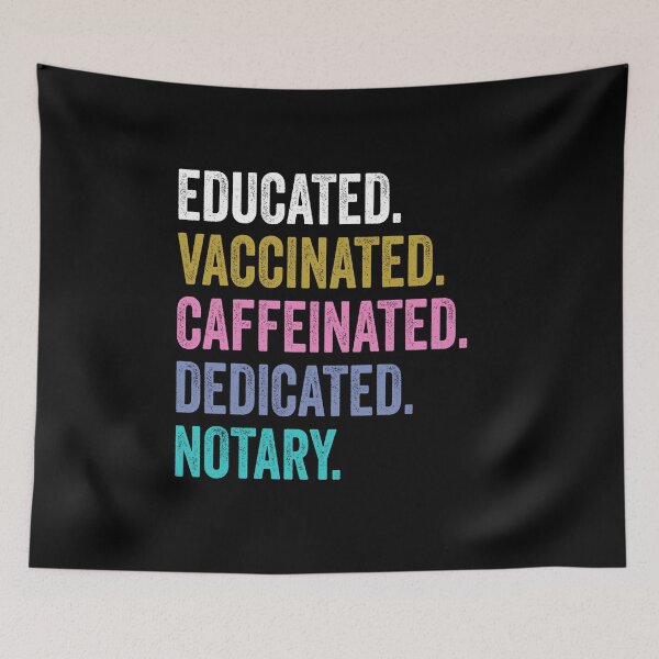 Item preview, notary Educated Dedicated Shirt, notary Dad Husband designed and sold by Dogs Geeky⭐⭐⭐⭐⭐.