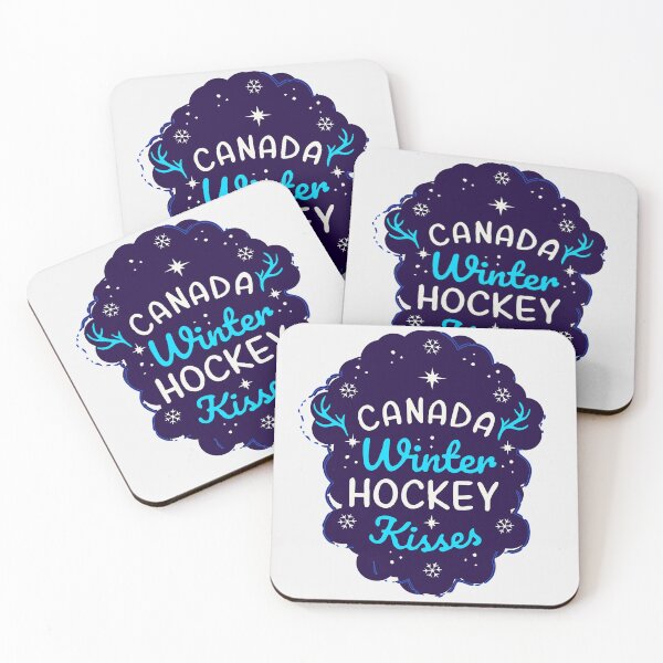 Item preview, Canada Hockey - Winter Kisses - Night Blue designed and sold by aylastyle.