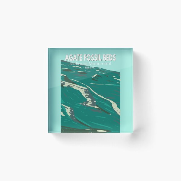 Item preview, Agate Fossil Beds National Monument Nebraska Vintage designed and sold by KrisSidDesigns.