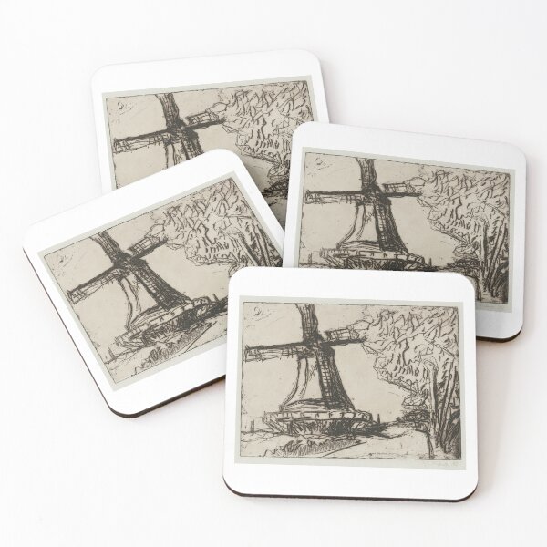 Item preview, Ernst Ludwig Kirchner Windmühle Auf Fehmarn (Dube E 48) (1908) designed and sold by TeeARTHY.
