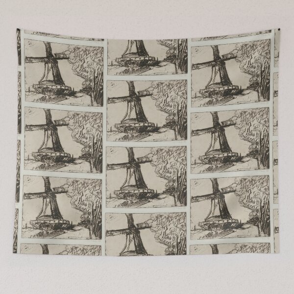 Item preview, Ernst Ludwig Kirchner Windmühle Auf Fehmarn (Dube E 48) (1908) designed and sold by TeeARTHY.