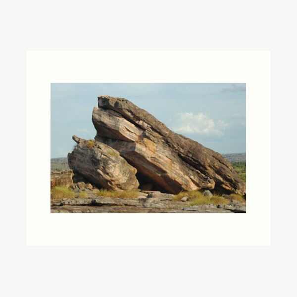 Amazing rock at Ubirr Art Print