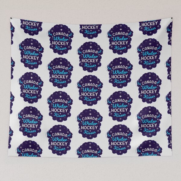 Item preview, Canada Hockey - Winter Kisses - Night Blue designed and sold by aylastyle.