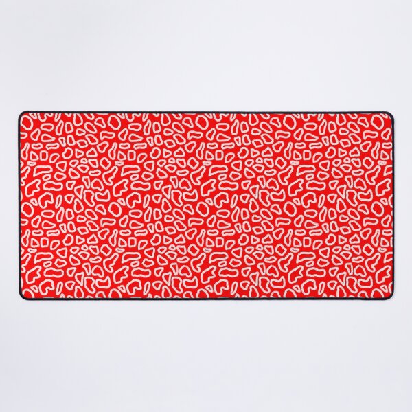 Item preview, Red And White Abstract Pattern designed and sold by patternologyy.