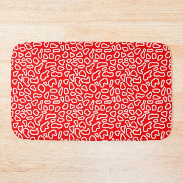 Item preview, Red And White Abstract Pattern designed and sold by patternologyy.