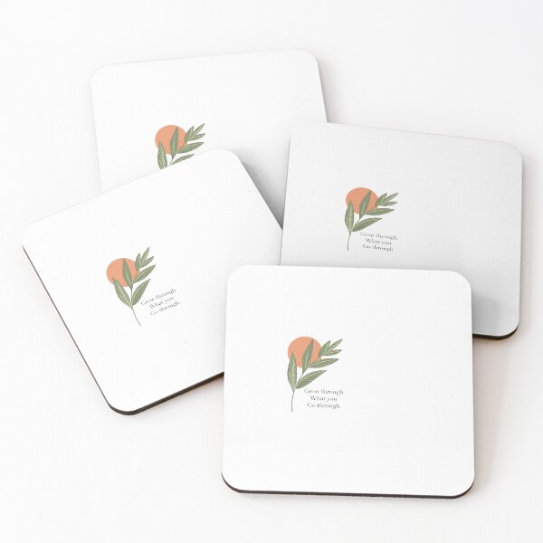 Item preview, grow through what you go through typographic print designed and sold by shivanigautam.