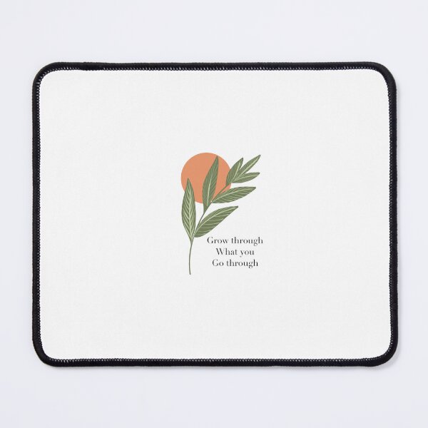 Item preview, grow through what you go through typographic print designed and sold by shivanigautam.