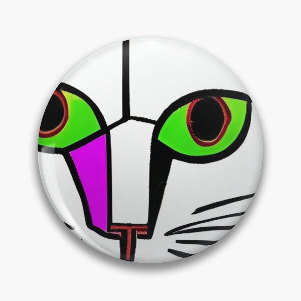 Item preview, Colorful, abstract cat wall art as prints, on canvas, or large posters. Wall art decor for your home. Choice of print sizes. designed and sold by JoelsCorner.