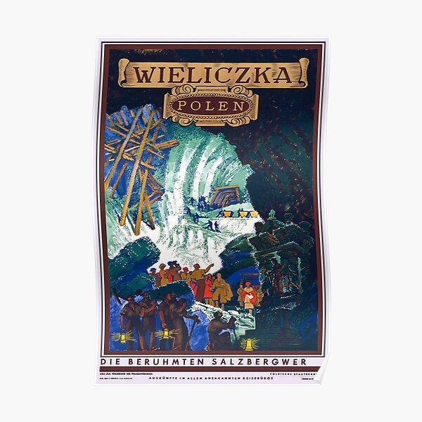 Vintage Poland Travel Poster Poster