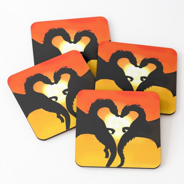 Item preview, Sunset dragon heart designed and sold by Artsydragongal.