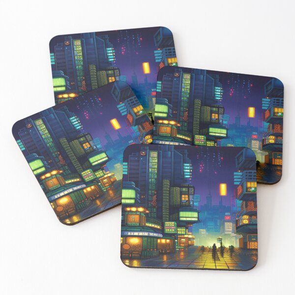 Item preview, Pixelated Cityscape Dreams designed and sold by Nellisstadia.