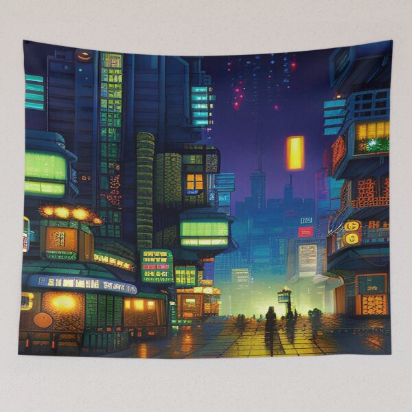 Item preview, Pixelated Cityscape Dreams designed and sold by Nellisstadia.