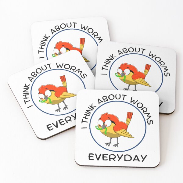 Item preview,  I Think About Worms Everyday : Sarcastic and funny fishing designed and sold by PeonyPeak.