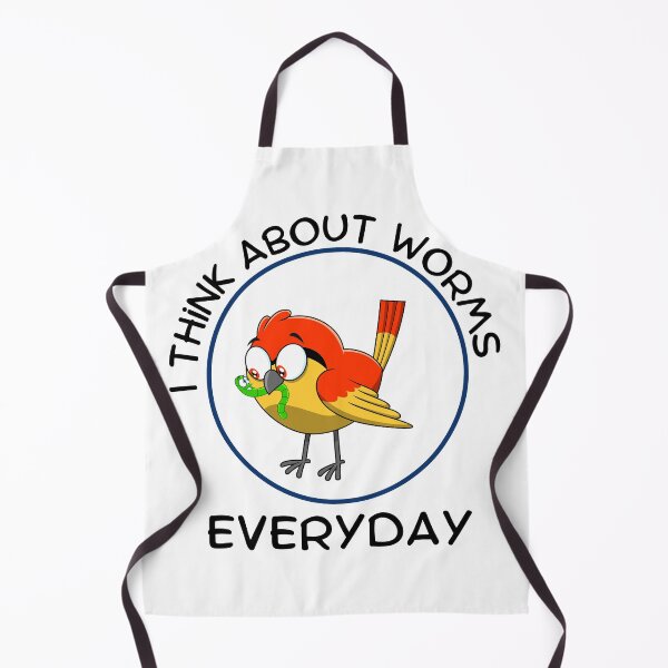 Item preview, I Think About Worms Everyday : Sarcastic and funny fishing designed and sold by PeonyPeak.