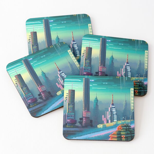 Item preview, 8-Bit Cityscape Explorations designed and sold by Nellisstadia.