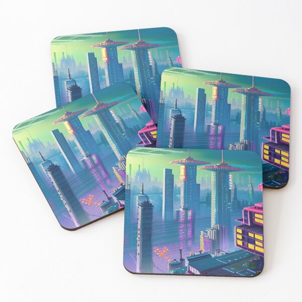 Item preview, Electronic Cityscape designed and sold by Nellisstadia.