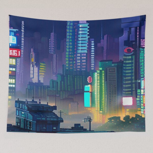 Item preview, Neon Metropolis designed and sold by Nellisstadia.