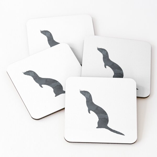 Item preview, Ferret Art, Silhouette, Black, Simple, Minimalist designed and sold by BittenByErmines.