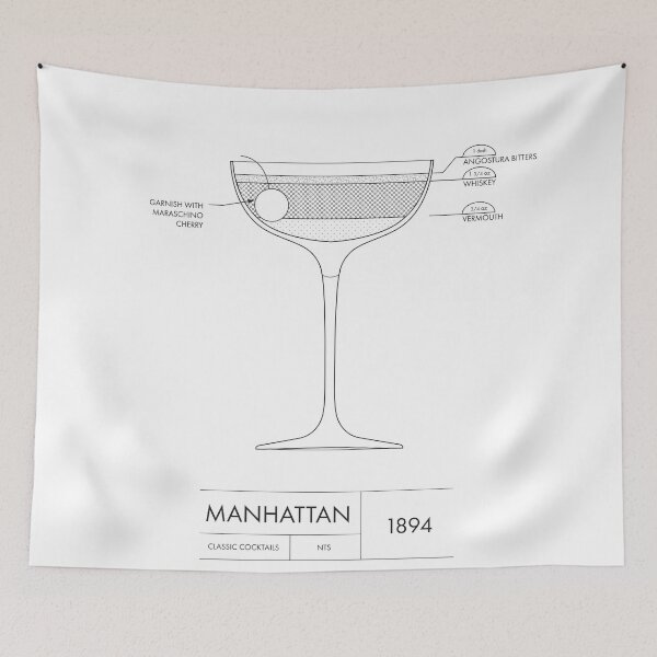 Item preview, Manhattan | Classic Cocktail designed and sold by _YZ studio.