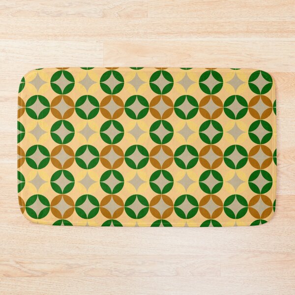 Item preview, Geometric circle pattern - yellow and green designed and sold by PrettywithColor.