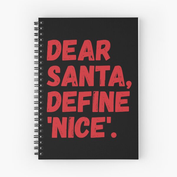 Item preview, Dear Santa define nice - funny Christmas saying designed and sold by SweetLog.