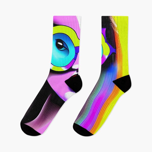Item preview, Woman with colorful sunglasses pop art designed and sold by Dalive.