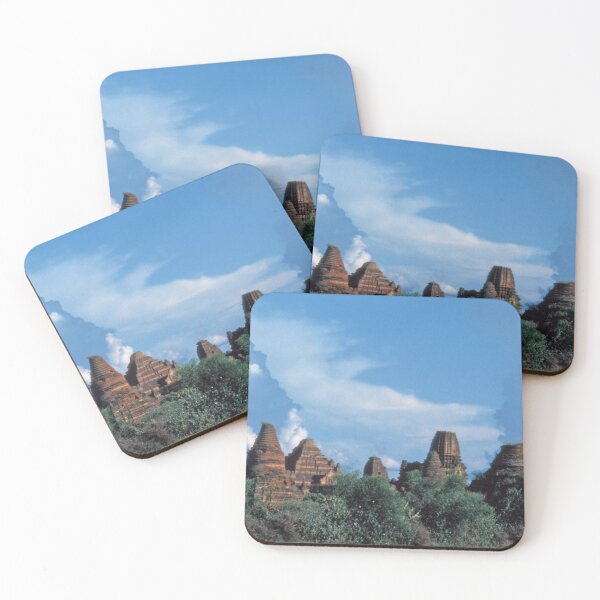 Item preview, 1970s - View of Pagodas with Clear Blue Skies, Bagan, Myanmar, Burma designed and sold by thatwaslife.