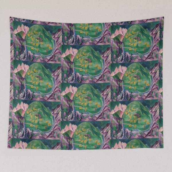 Item preview, Ernst Ludwig Kirchner  Galtviehweide livestock pasture designed and sold by TeeARTHY.