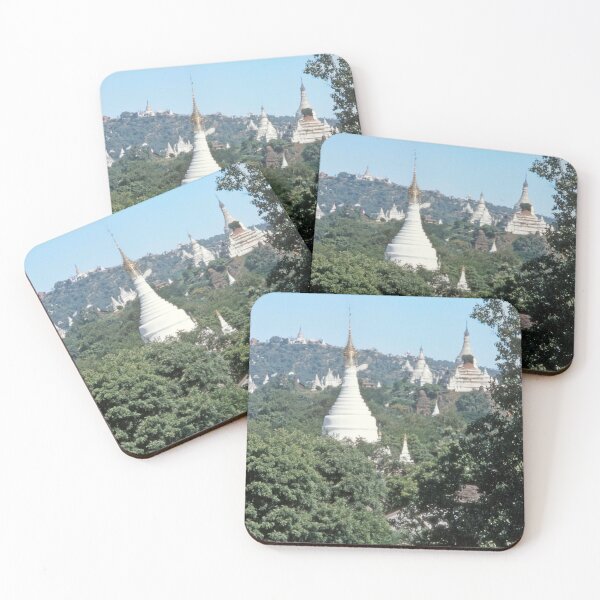 Item preview, 1970s - View of Pagodas with Clear Blue Skies, Bagan, Myanmar, Burma designed and sold by thatwaslife.