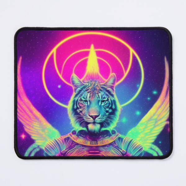 Item preview, Cosmic Tiger, Spirit Animal Warrior designed and sold by AbstractWave.