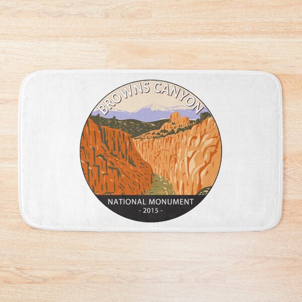 Item preview, Browns Canyon National Monument Colorado Circle designed and sold by KrisSidDesigns.