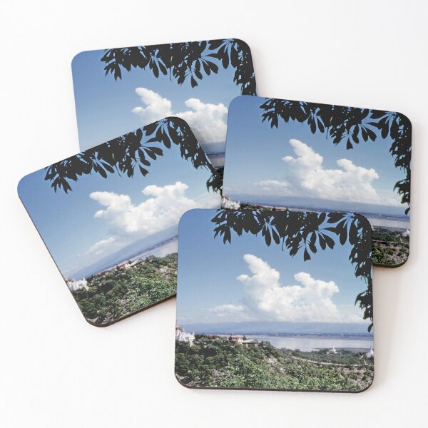 Item preview, 1970s - Aerial River View of Pagodas, Bagan, Myanmar, Burma designed and sold by thatwaslife.