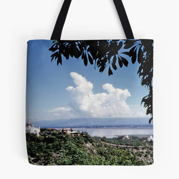Item preview, 1970s - Aerial River View of Pagodas, Bagan, Myanmar, Burma designed and sold by thatwaslife.