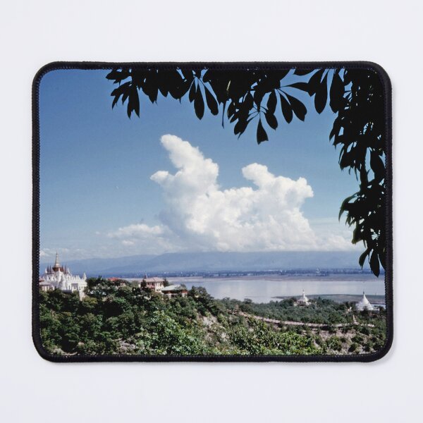 Item preview, 1970s - Aerial River View of Pagodas, Bagan, Myanmar, Burma designed and sold by thatwaslife.