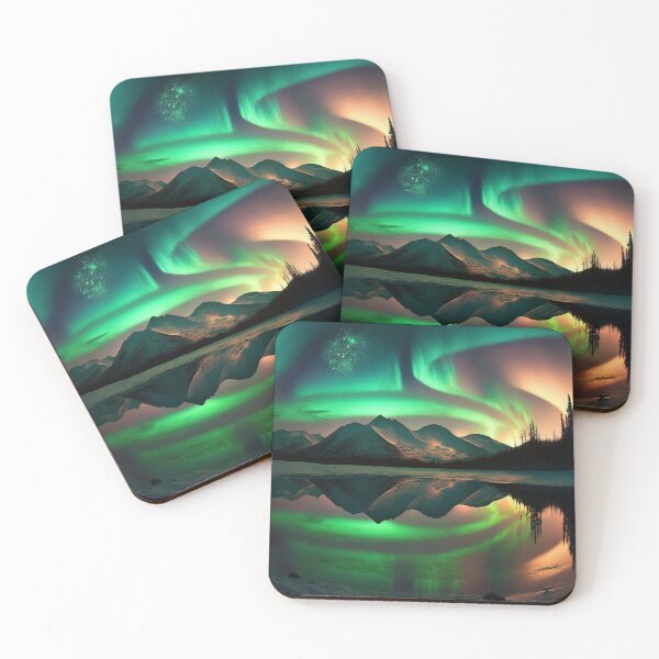 Item preview, Aurora Borealis Green designed and sold by ParadiseSlice.