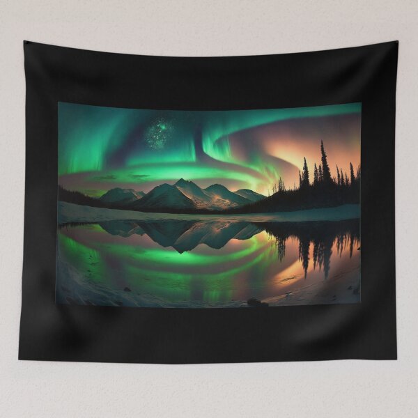 Item preview, Aurora Borealis Green designed and sold by ParadiseSlice.