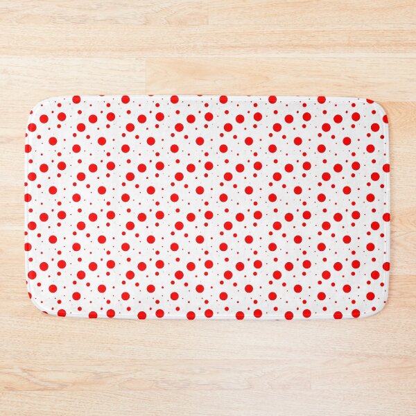 Item preview, White and Red dotted pattern designed and sold by patternologyy.