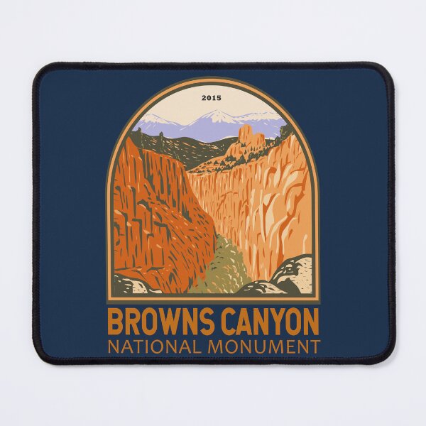 Item preview, Browns Canyon National Monument Colorado Emblem designed and sold by KrisSidDesigns.