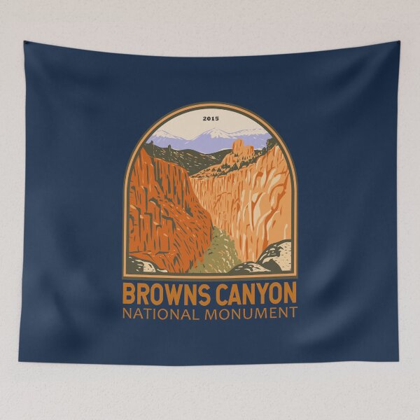 Item preview, Browns Canyon National Monument Colorado Emblem designed and sold by KrisSidDesigns.