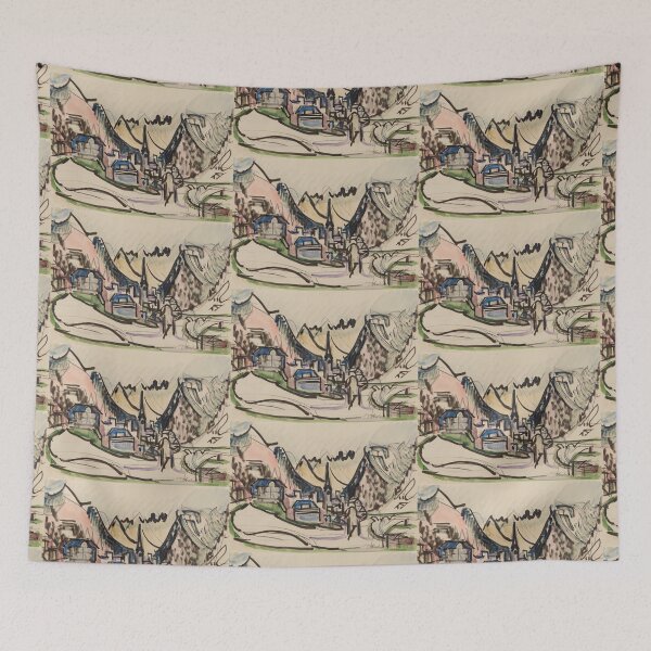 Item preview, Ernst Ludwig Kirchner  Davos im Winter (circa 1926) designed and sold by TeeARTHY.