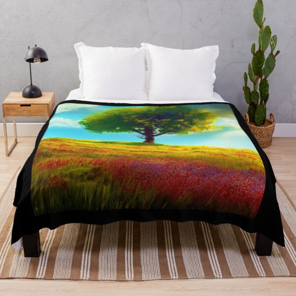 Item preview, Field of Flowers 1 - Throw Pillows and Prints.  designed and sold by ScatterHub.