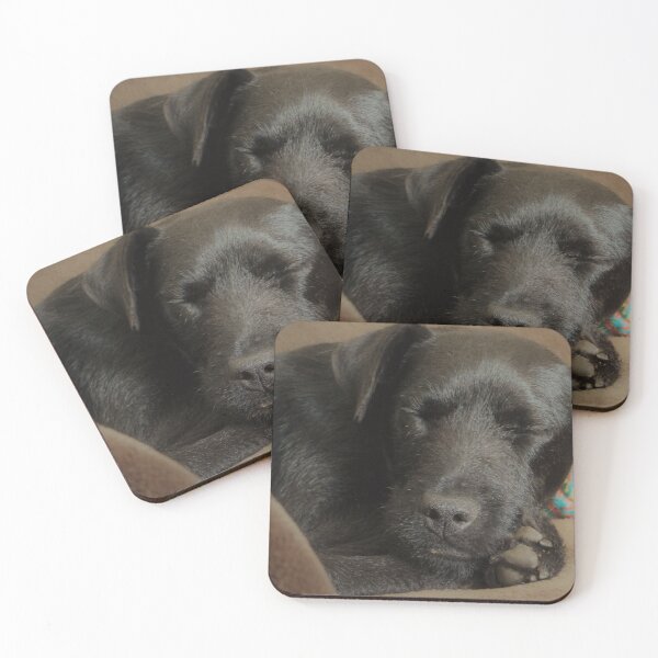 Item preview, Patterdale Terrier sleeping designed and sold by Paws and Ink Art.