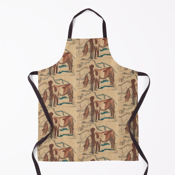 Item preview, Ernst Ludwig Kirchner  Bauer und trinkende Kuh Farmer and drinking cow designed and sold by TeeARTHY.