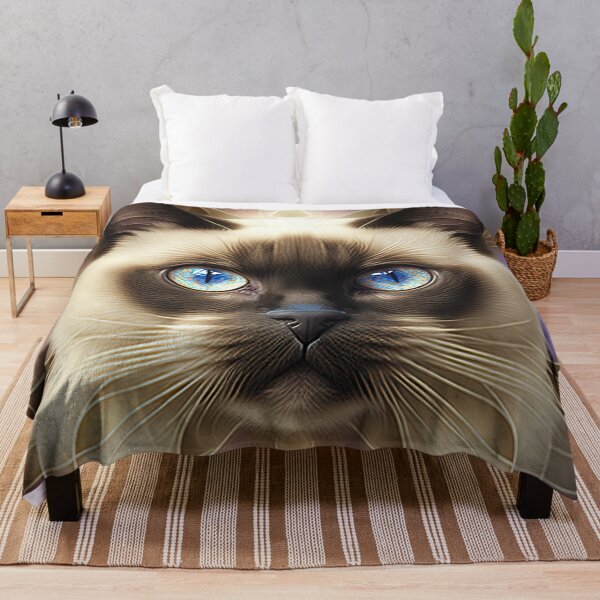 Item preview, A Fractal Portrait of a Siamese Cat designed and sold by Daniel Leighton.