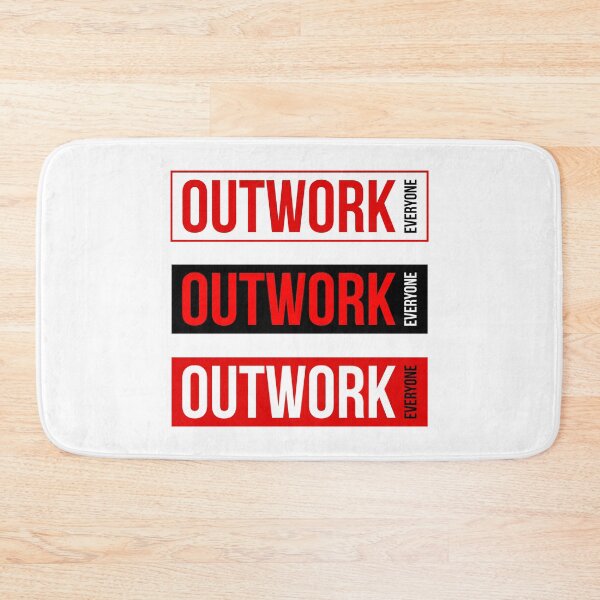 Item preview, Outwork Everyone | Motivational Mantra Quote designed and sold by MotivationSpark.