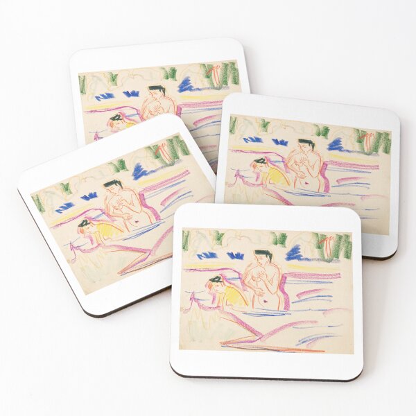 Item preview, Ernst Ludwig Kirchner Badende Frauen |bathing women designed and sold by TeeARTHY.