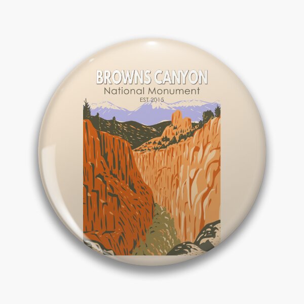 Artikelvorschau, Browns Canyon National Monument Colorado Vintage entworfen und verkauft von KrisSidDesigns.