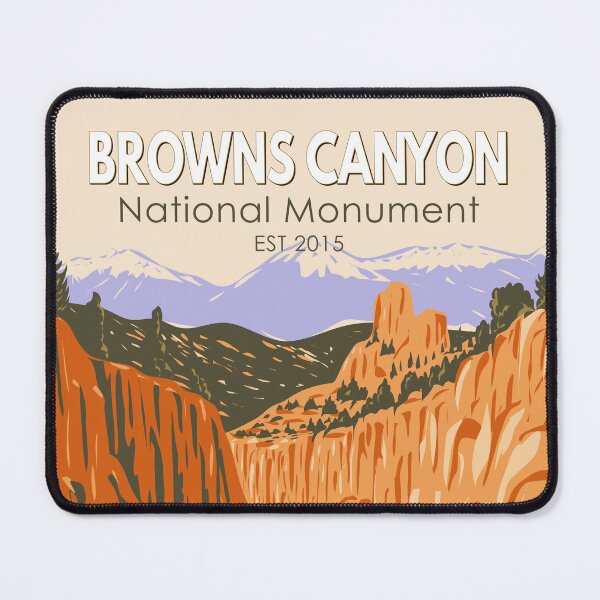 Item preview, Browns Canyon National Monument Colorado Vintage designed and sold by KrisSidDesigns.