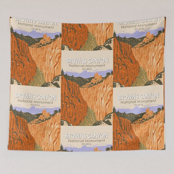 Item preview, Browns Canyon National Monument Colorado Vintage designed and sold by KrisSidDesigns.