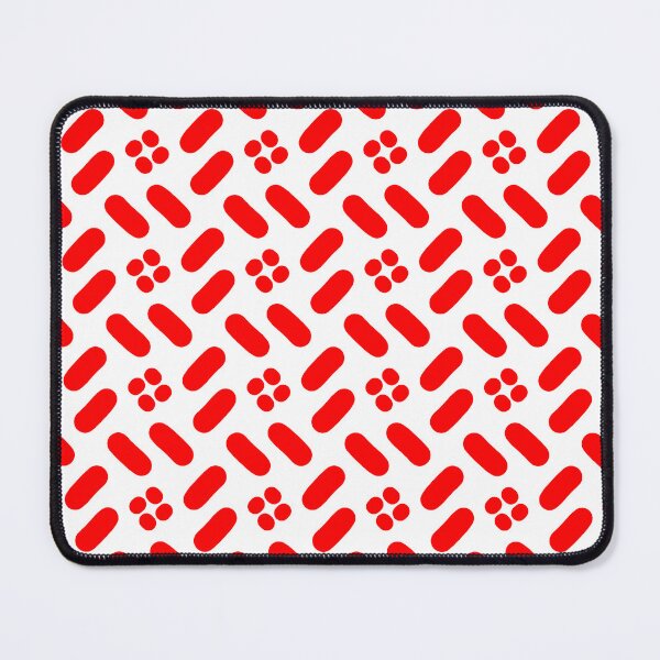 Item preview, Red and White Seamless Abstract Pattern designed and sold by patternologyy.